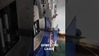 Metal pipe/tube fiber laser cutting machine DW6016T-1KW