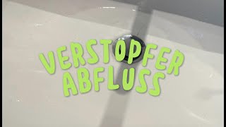 Verstopfter Abfluss einfach wieder Frei machen