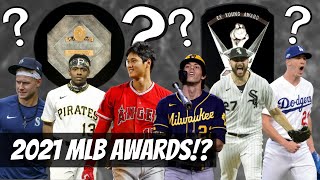 MLB 2021 Awards Predictions! CY Young, MVP, ROY!