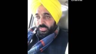 Bhagwant Mann Ne Sukhbir De Vajje Pathar Da Dita Jawab