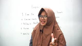 English Contractions (Singkatan) | English Learning Video with Ms. Timor | Kampung Inggris Genta