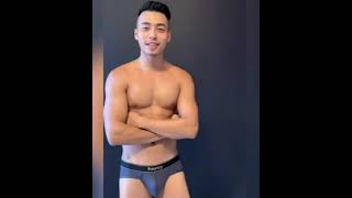 asian top naked man gym fit body show off