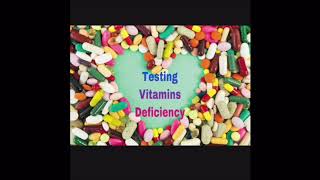 Testing vitamins deficiency #NUTRITIONTALK