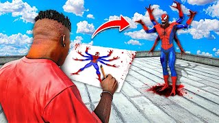 ¡NO DIBUJES a SPIDERMAN CURSEADO en GTA V! (Mods)