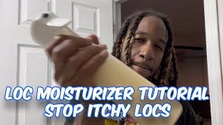 How To Moisturize Locs Organically With No Build Up | STOP ITCHY SCALP