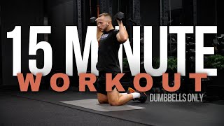 15 MIN TO GROW BIGGER & STRONGER ARMS (Dumbbells Only)