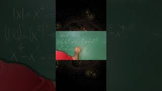 Ecuación algebraica |x|=x^2 #shorts