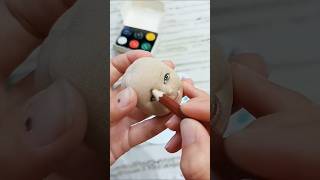 DRAW A FACE🖌️#textiledoll #doll #dollface #drawaface #sculpture #shortsvideo #faceart