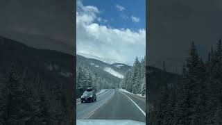 Mesmerizing Rocky Mountain 🏔️ in end of may #snowfall #rockymountainnationalpark