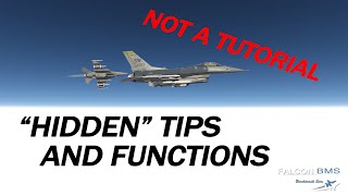 Falcon BMS || "Hidden" Tips and (HOTAS) Shortcuts