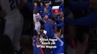 Killian Hayes knock out Mo Wagner