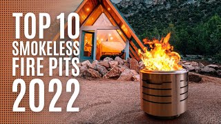 Top 10: Best Smokeless Fire Pits of 2022 / Camping Stove with Stand, Wood Burning Fireplace, Grill