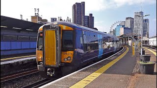 RD24844b(vid).  Southeastern Class375s at Waterloo East.