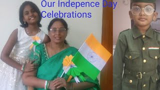 Independence Day Vlog in Telugu | స్వతంత్ర దినోత్సవం స్పెషల్ | మా చిట్టితల్లి నాతో పాట పాడించింది