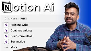 New Notion Ai - Write, Edit & MUCH MORE!!!