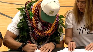 Hawaii student athletes celebrate National Signing Day