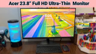 Acer 23.8” Full HD 1920 x1080 Ultra Thin IPS Monitor, 75Hz, 1ms VRB, SA241Y by Visioncare #computer