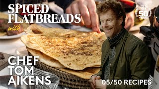 Big Green Egg | 50 years | 50 Recipes | Tom Aikens Spiced flatbreads