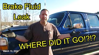 How to Look for a Brake  Fluid Leak and Replace a Rear Brake Line on a 1996 Ford F250