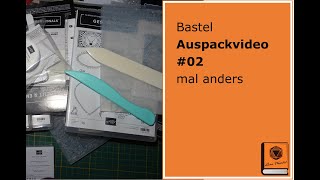 Bastel Auspackvideo #02 mal anders mit Papier, Stempel, Stampin Up, Action & Co