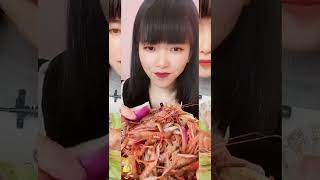 ASMR Eating, Eating Prawn and Fish