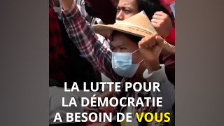 Soutenez les défenseurs de la démocratie au Myanmar.