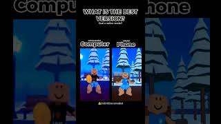 COMPUTER vs PHONE ~Roblox edit~ || #roblox #shorts #edit