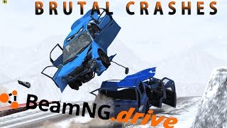 BeamNG Drive - Brutal Crashes #6