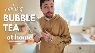 Unboxing & Making Bubble Tea at Home Kit * PERFECT RECIPE *