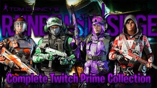 COMPLETE TWITCH PRIME COLLECTION | Limited Time Twitch Prime Pack - Rainbow Six Siege