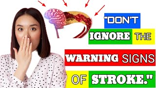 HERE ARE 5 SIGN IF YOU HAVE STROKE | STROKE