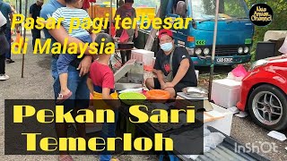 Pekan Sari Temerloh sudah dibuka untuk pengunjung dan peniaga.