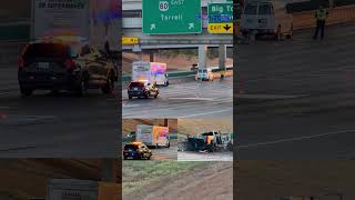 Major Accident, E RL Thornton Frwy at Buckner Blvd, Dallas, TX, with a fiery crash with 2 fatalities