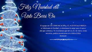 Feliz Navidad eta Urte Berri On