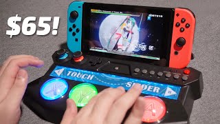 This mini Project Diva controller is so cute!