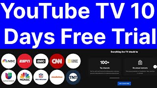 YouTube TV 10 Days Free Trial Code, Subscription