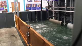 Timber Flood Gates in UKFB Test Tank