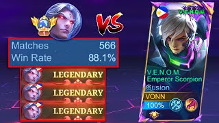 GUSION VS PRO MARTIS IN RANK GAME!!🔥 HE DESTROY US THEN THIS HAPPENED.....