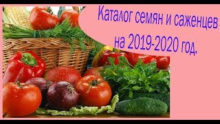 Каталог семян и саженцев на 2019-2020 год.