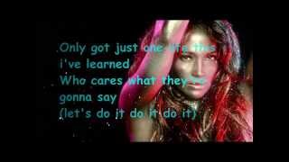 Jennifer Lopez ft Pitbull - Dance Again (Clean) [Lyric Video]