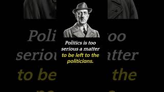 The importance of citizen engagement in politics #shorts #quotes #charlesdegaulle #politics