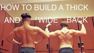 WORKOUT TO BUILD A THICKER AND WIDER BACK