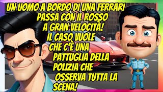 BARZELLETTA FERRARI PASSA COL ROSSO, ECCO LA POLIZIA #barzellettegratis #rideresempre #risategratis