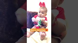 Merry christmas #christmas #merrychristmas #viralvideo #baby #littlebaby