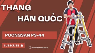 Về Hàng Thang Nhôm POONGSAN PS - 44, Nhập Khẩu Hàn Quốc, Giá 2tr9 Miễn Phí Vận Chuyển Toàn Quốc