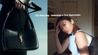 YSL LE 5 À 7 Hobo Bag | Unboxing & First Impression | Saint Laurent Shoulder Bag | What’s in My Bag