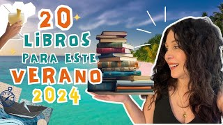 20 LIBROS PARA LEER EN VERANO 🏖️|| TBR Verano 2024 || Perfectos ADICTIVOS y fresquitos