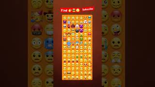 Find the diffrent emoji in this video and like and subscribe my YouTube channel #emojichallengequiz