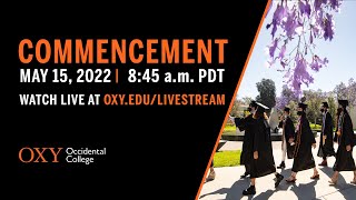 2022 Occidental College Commencement