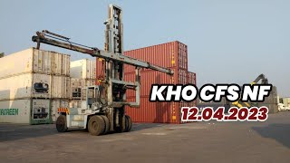 Kho, bãi container NF 12.04.2023 | Hải Phòng Logistics.